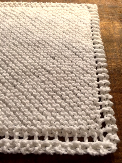 Hand Knit Cotton Cloth "House Helpers"