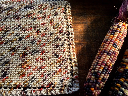 Hand Knit Cotton Cloth "House Helpers"