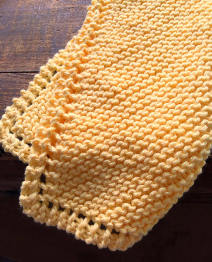 Hand Knit Cotton Cloth "House Helpers"