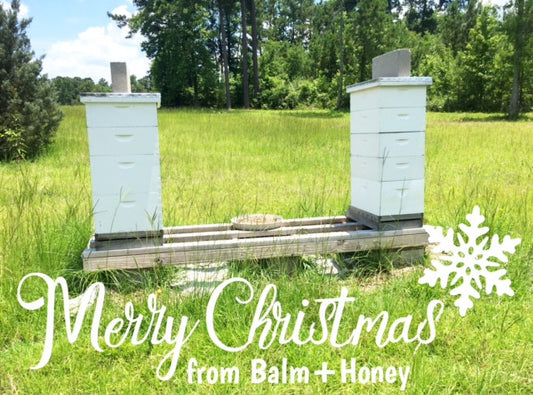 Happy Holidays from Balm + Honey Farm!